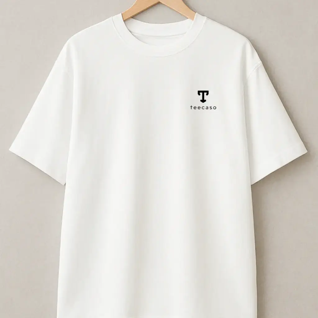 Teecaso Oversized Premium Cotton T-Shirt: Plain