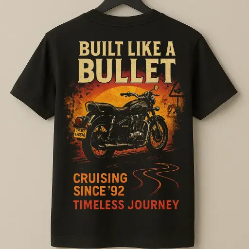 Built Like a Bullet - Black Tshirt