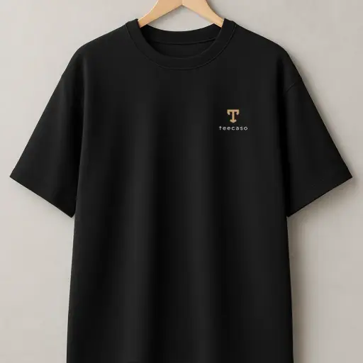 Teecaso Oversized Premium Cotton T-Shirt: Plain