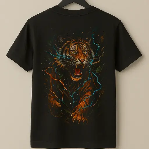 Tiger Printed - 100% Cotton Essentials