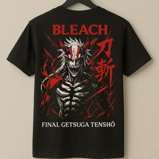 Bleach Anime Printed 100% Cotton Tee