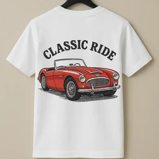 Classic Ride Printed 100% Cotton Essentials Tee